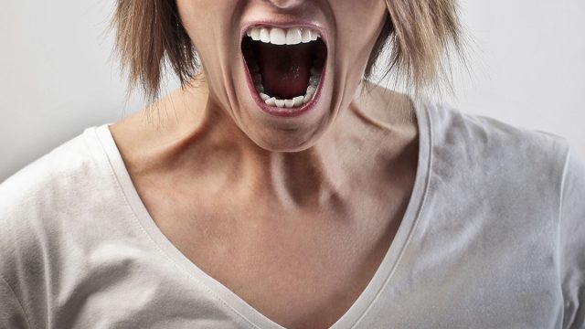 Furious,Woman,Screaming