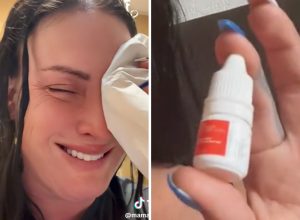 Mom Mistakes Nail Glue for Eyedrops
