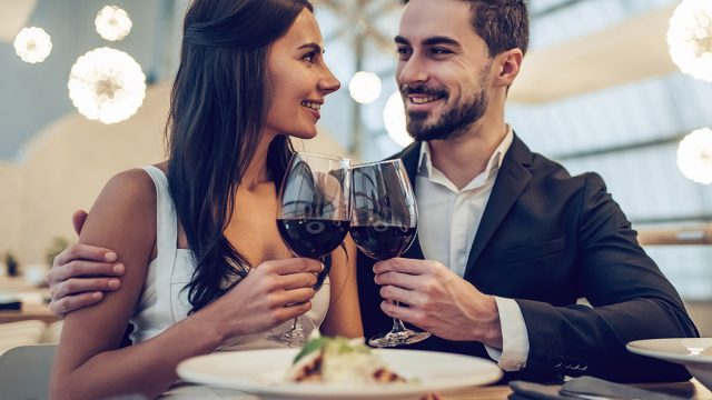 Beautiful,Loving,Couple,Is,Spending,Time,Together,In,Modern,Restaurant.
