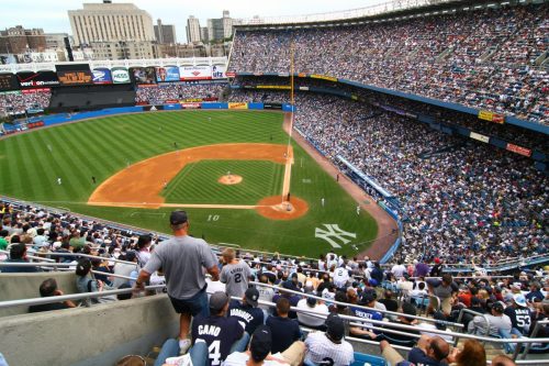 The Yankees stadium