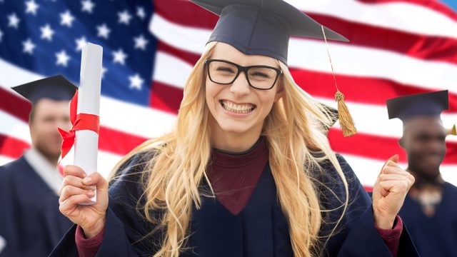 Education,school,USA,flag,eduction,graduation