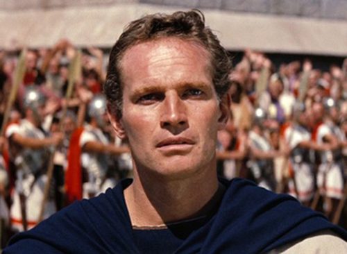 Charlton Heston from the trailer for the film Ben Hur 