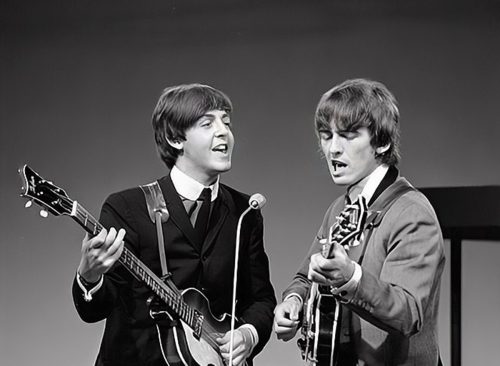 Paul McCartney and George Harrison