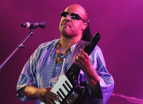 RIO DE JANEIRO, September 23, 2011 - Singer Stevie Wonder the show, during the Rock in Rio. in Rio de Janeiro ,