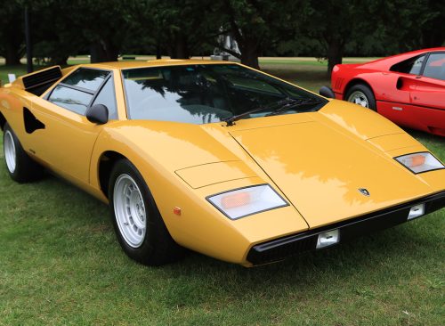 Frankston, Victoria, Australia - April 3rd 2022: The Motorists Concours d'Elegance at Pt. Leo Estate featuring 1977 Lamborghini Countach LP400