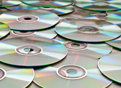 Background of compact disks or dvds