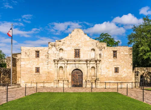 The Alamo in San Antonio, Texas, USA.